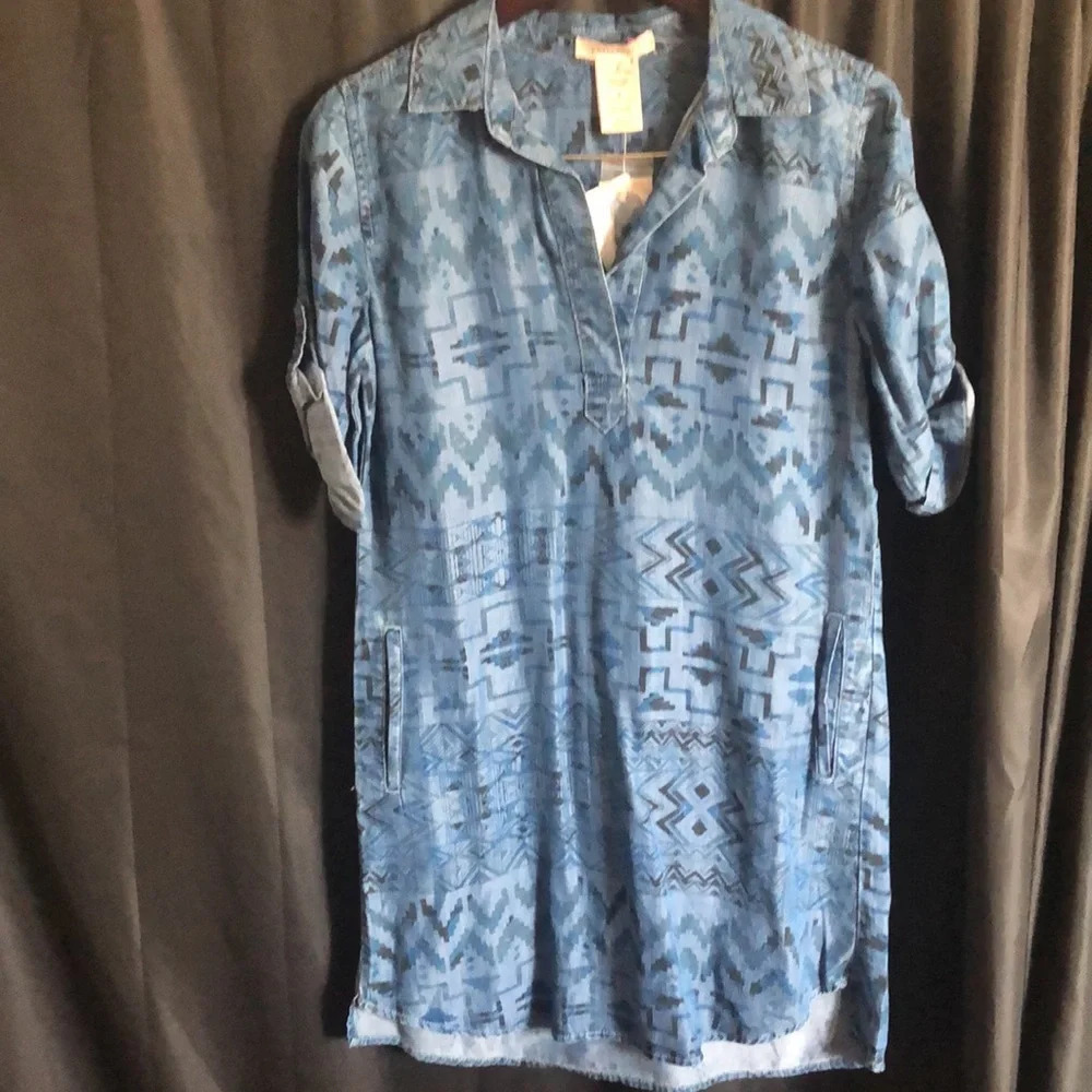 Denim Philosophy Dress w/pockets S